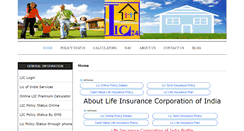 Desktop Screenshot of lic24.in